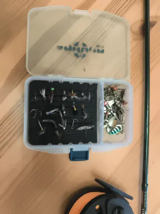 Caña de pesca truchas y barbo NO envío solo madrid