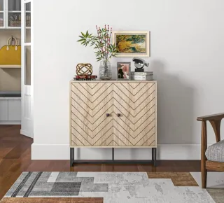 Aparador Cocina Madera y Metal