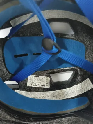 Capacete Ciclismo criança Azul B'TWIN