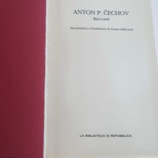 Anton P. Cechov Racconti La Biblioteca Repubblica