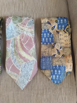 Corbatas de seda estampadas