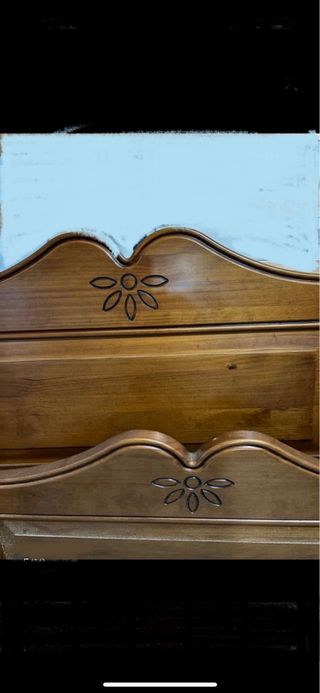 Cama de 90 de madera