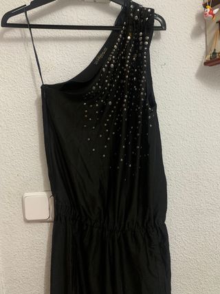 Mono Xayé negro talla S con tachuelas