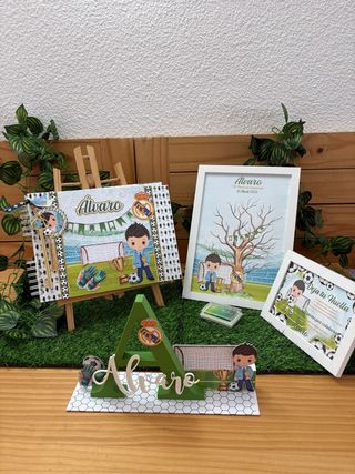 Decoración comunión Álvaro temática fútbol