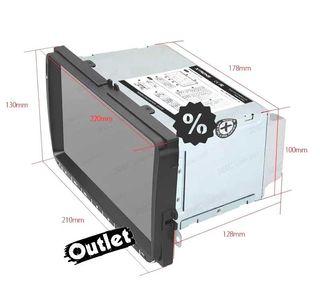 PK RADIO GPS ANDROID 10 VW SEAT SKODA M010056L1