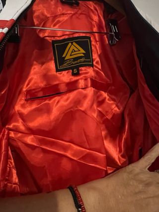 Chaqueta de piel para moto