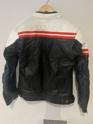 Chaqueta de piel para moto