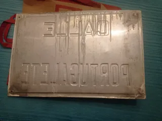 Cartel Metálico Calle Portugalete