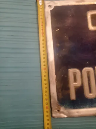 Cartel Metálico Calle Portugalete