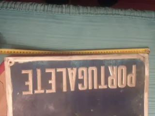 Cartel Metálico Calle Portugalete