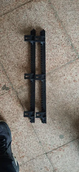 2 piezas cremallera puerta corredera