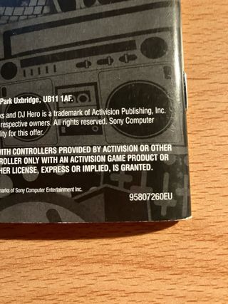 Manual DJ Hero PS2/PS3