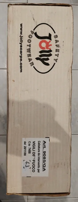 Botas de Segurança S3 Jolly - Tamanho 43