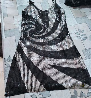 Vestido corto lentejuelas fiesta