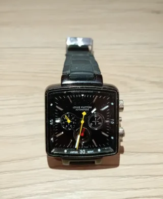 Orologio Uomo Quadrato Nero