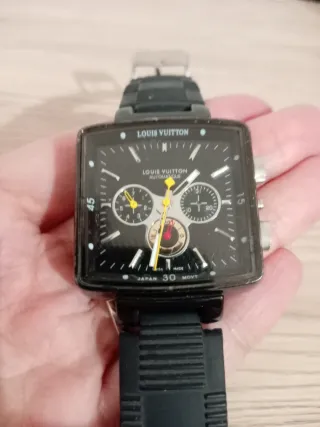 Orologio Uomo Quadrato Nero