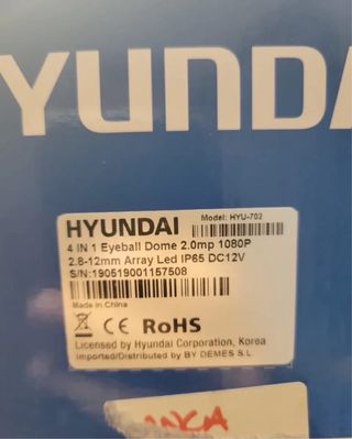 Lote 8 Cámaras CCTV Hyundai