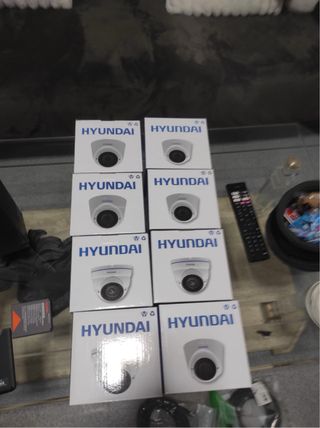 Lote 8 Cámaras CCTV Hyundai