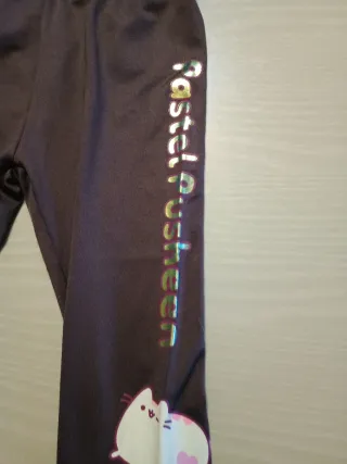 Leggings Pusheen neri e rosa 6 anni cm 116