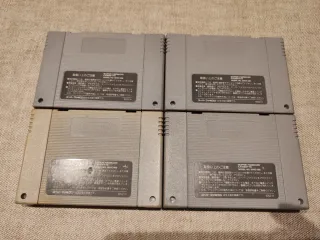 Lotto 4 videogiochi Super Famicom Nintendo NTSC-J