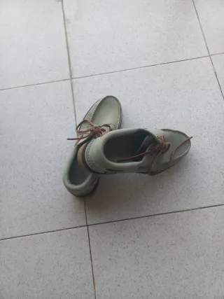 Zapatos náuticos SNIPE verde oliva