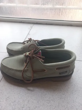 Zapatos náuticos SNIPE verde oliva