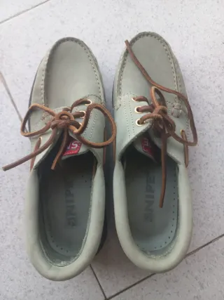 Zapatos náuticos SNIPE verde oliva