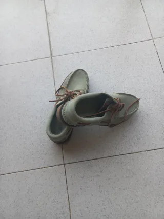 Zapatos náuticos SNIPE verde oliva