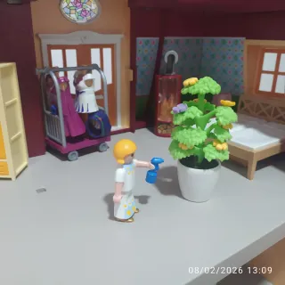 Casa Playmobil 5302 con todo lo que ves en la foto