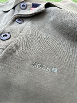 BOSS Jersey Vintage DarkGreen Orange Colection