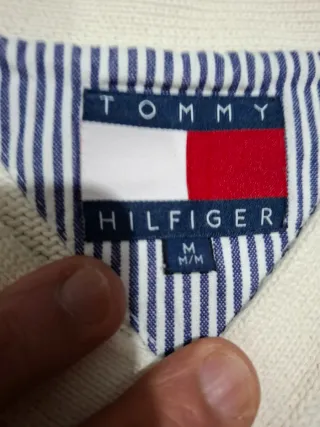 Tommy Hilfiger Maglione Taglia M Bianco