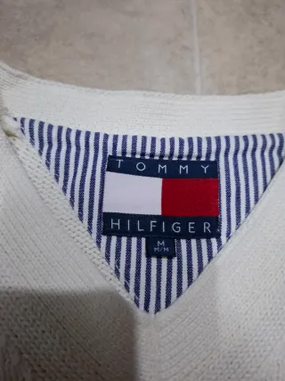 Tommy Hilfiger Maglione Taglia M Bianco