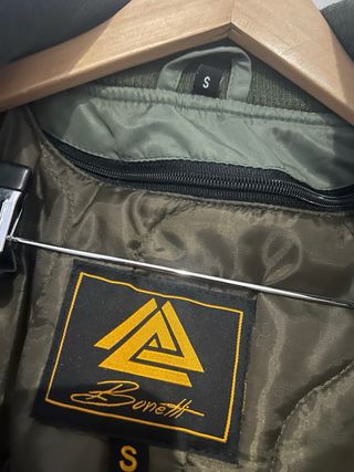 Chaqueta Bomber Unisex Verde impermeable talla S