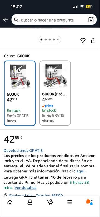 Luces Diurnas LED Blancas BMW