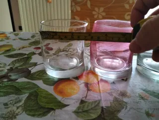 Set 4 Bicchieri Vetro