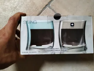 Set 4 Bicchieri Vetro