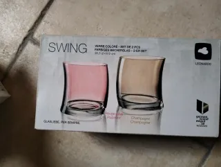 Set 4 Bicchieri Vetro