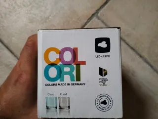 Set 4 Bicchieri Vetro