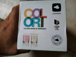 Set 4 Bicchieri Vetro