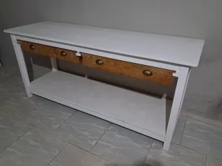 Mesa de madera maciza 2m x 60cm y de alto 85