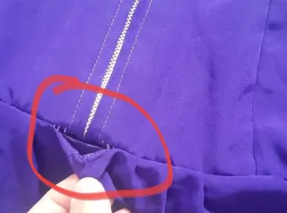 Vestido Flamenca T42 Azul/Morado