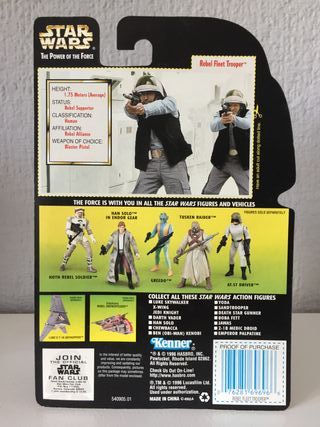 REBEL FLEET TROOPER - STAR WARS - POTF - 1996