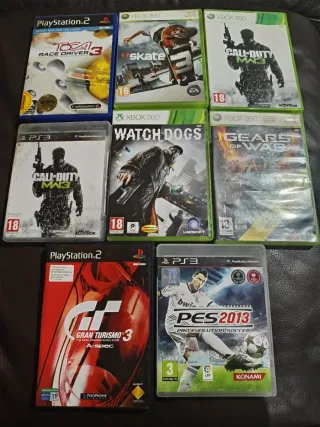 Lote Videojuegos PS2, PS3, Xbox 360