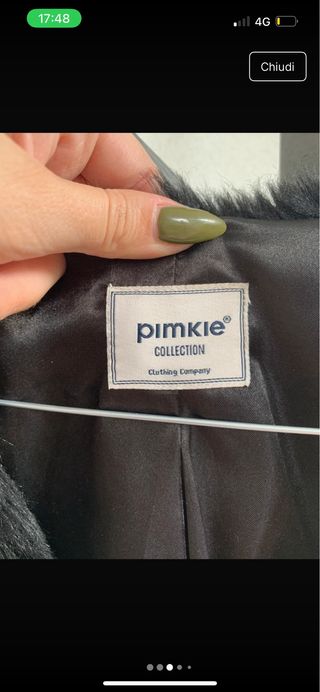 Gilet in pelliccia nero Pimkie