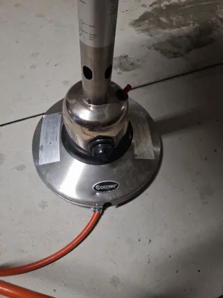 Calefactor exterior de gas