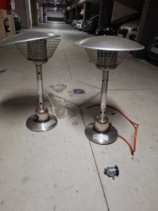 Calefactor exterior de gas