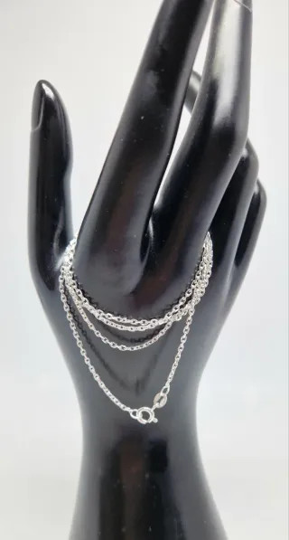 Cadena 60cm Plata