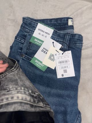 Pantalones Vaqueros Sfera Slim Fit Talla M