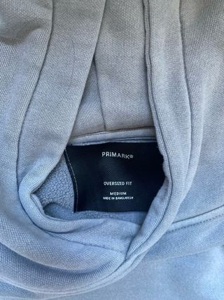 Felpa oversize grigia taglia M