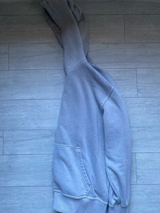 Felpa oversize grigia taglia M